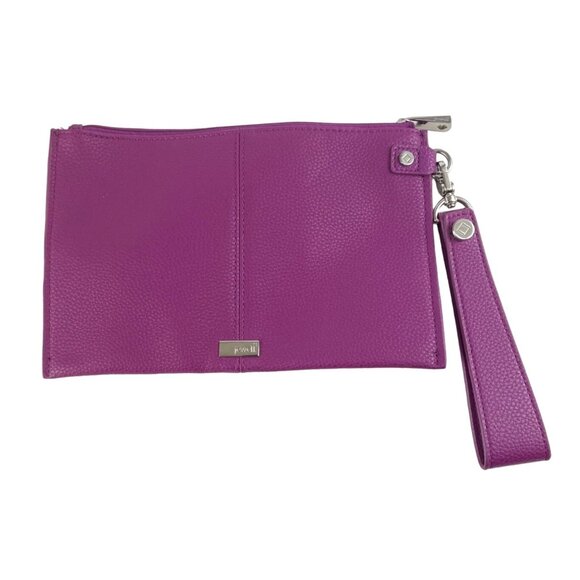 Thirty-One 31 Jewell Wristlet Wallet Fuchsia Pebble Finish - Picture 1 of 8